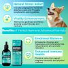 Herbal Calming Drops for Dogs and Cats Natural Anxiety and Stress Relief Pet Relaxation Aid Travel and Home Use